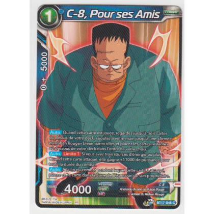 B17-045 C-8, Pour ses Amis - Cartes Dragon Ball Super