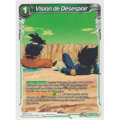 B17-080 Vision de Désespoir - Cartes Dragon Ball Super