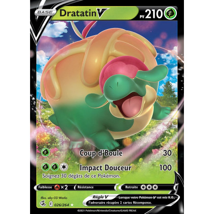 Dratatin V - EB08 026/264 - Poing de Fusion SWSH08 - Cartes Pokémon