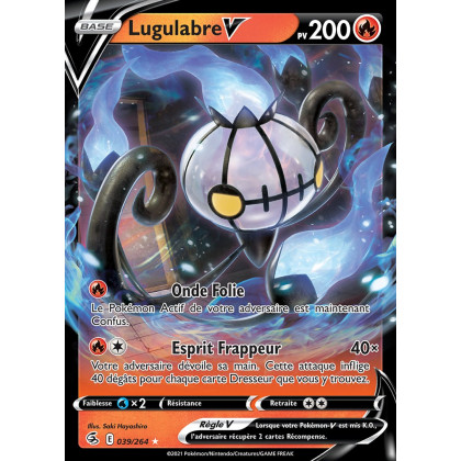Lugulabre V - EB08 039/264 - Poing de Fusion SWSH08 - Cartes Pokémon