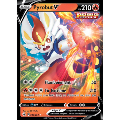 Pyrobut V - EB08 044/264 - Poing de Fusion SWSH08 - Cartes Pokémon