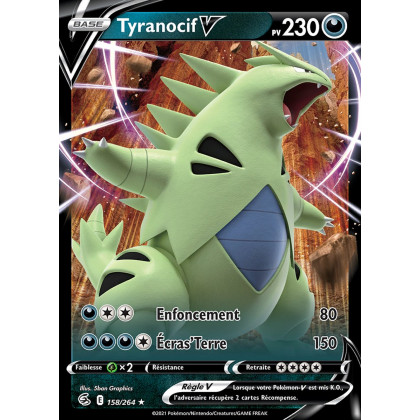 Tyranocif V - EB08 158/264 - Poing de Fusion SWSH08 - Cartes Pokémon