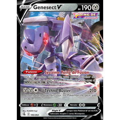 Genesect V - EB08 185/264 - Poing de Fusion SWSH08 - Cartes Pokémon
