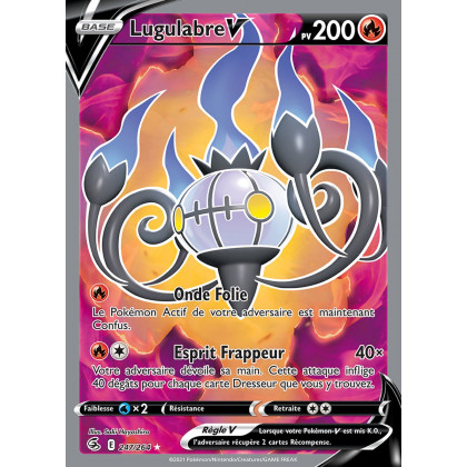 Lugulabre V - EB08 247/264 - Poing de Fusion SWSH08 - Cartes Pokémon