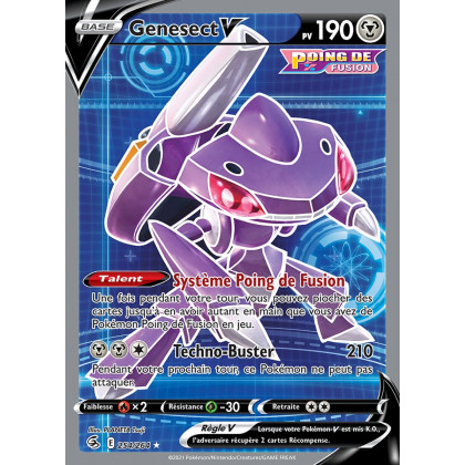 Genesect V - EB08 254/264 - Poing de Fusion SWSH08 - Cartes Pokémon