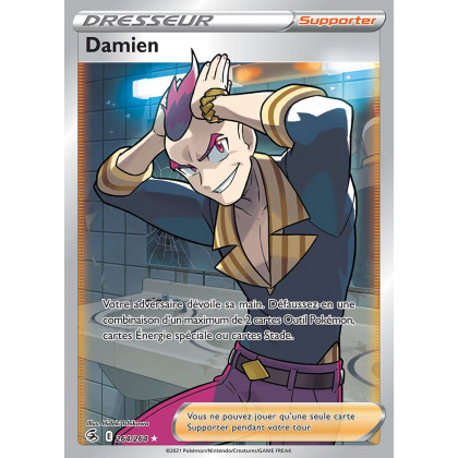 Damien - EB08 264/264 - Poing de Fusion SWSH08 - Cartes Pokémon