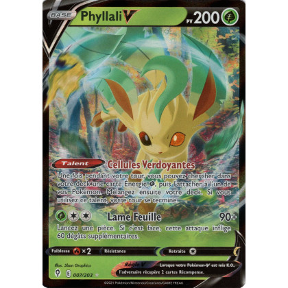 Phyllali V - EB07 007/203 - Évolution Céleste SWSH07 - Cartes Pokémon