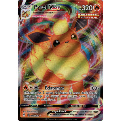 Pyroli VMAX - EB07 018/203 - Évolution Céleste SWSH07 - Cartes Pokémon