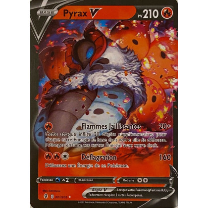 Pyrax V - EB07 021/203 - Évolution Céleste SWSH07 - Cartes Pokémon