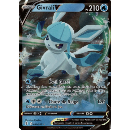 Givrali V - EB07 040/203 - Évolution Céleste SWSH07 - Cartes Pokémon