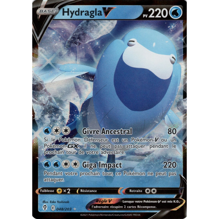 Hydragla V - EB07 048/203 - Évolution Céleste SWSH07 - Cartes Pokémon