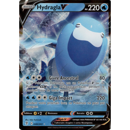 Hydragla V - EB07 048/203 - Évolution Céleste SWSH07 - Cartes Pokémon