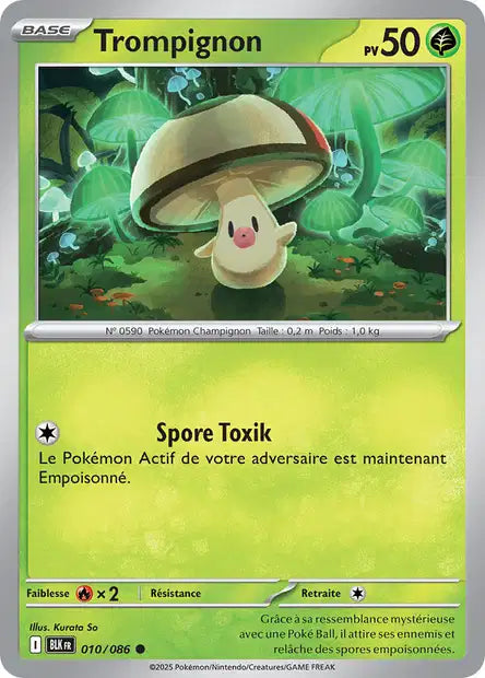 Trompignon (BLK 010) - Foudre Noire - Carte Pokémon EV10.5