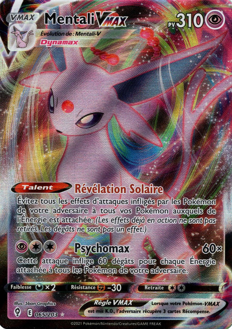 Mentali VMAX - EB07 065/203 - Évolution Céleste SWSH07 - Cartes Pokémon