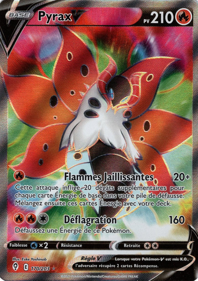 Pyrax-V - EB07 170/203 - Évolution Céleste SWSH07 - Cartes Pokémon
