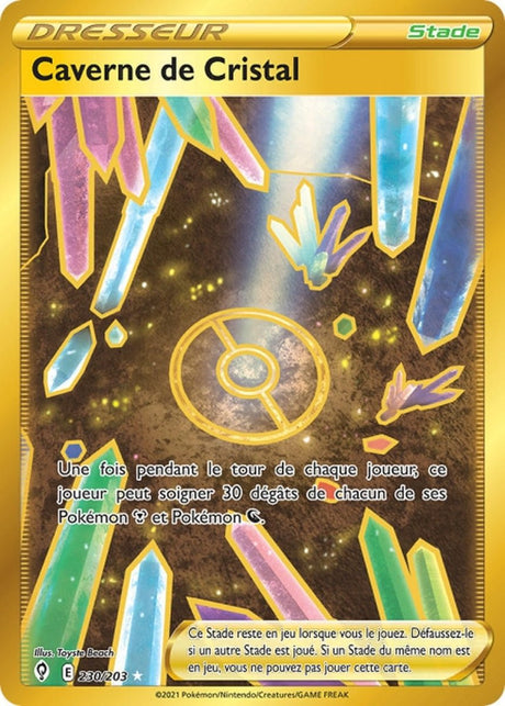 Caverne de Cristal - EB07 230/203 - Évolution Céleste SWSH07 - Cartes Pokémon