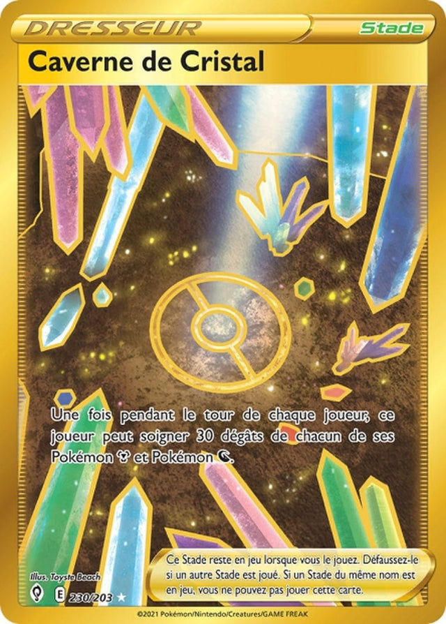 Caverne de Cristal - EB07 230/203 - Évolution Céleste SWSH07 - Cartes Pokémon