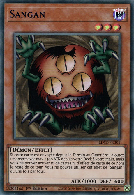 Sangan - LDS3-FR001 (V3 Bleue) - Cartes Yu-Gi-Oh!