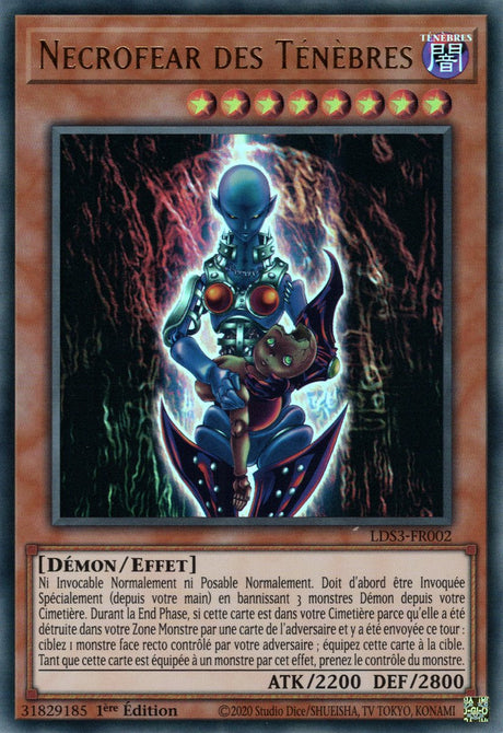Necrofear des Ténèbres - LDS3-FR002 (V1 Dorée) - Cartes Yu-Gi-Oh!