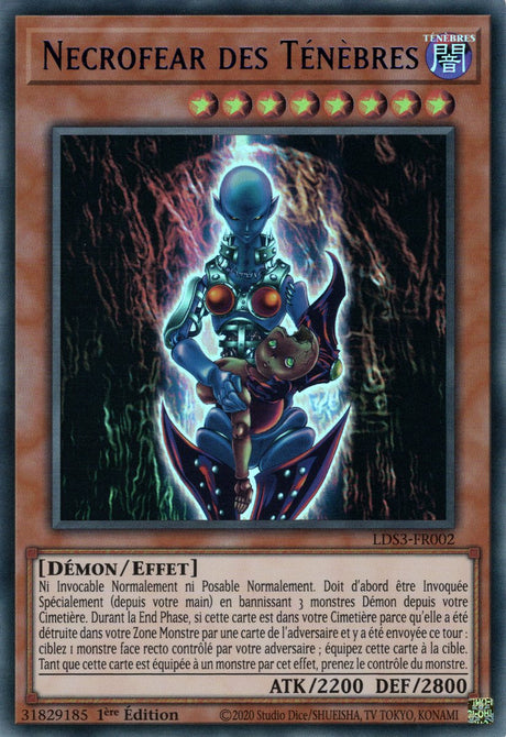Necrofear des Ténèbres - LDS3-FR002 (V3 Bleue) - Cartes Yu-Gi-Oh!