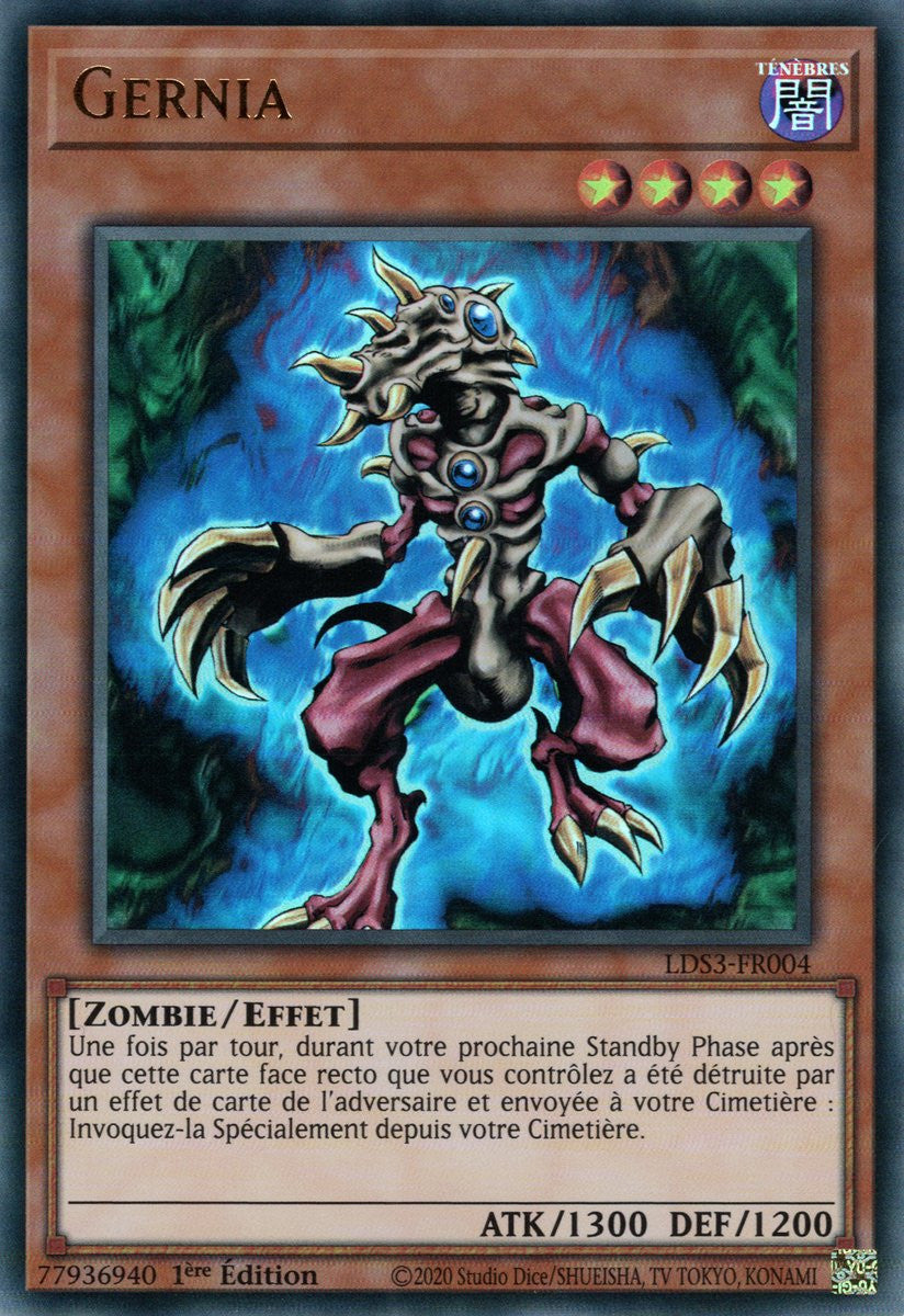 Gernia - LDS3-FR004 (V.1 - Doré) - Cartes Yu-Gi-Oh!