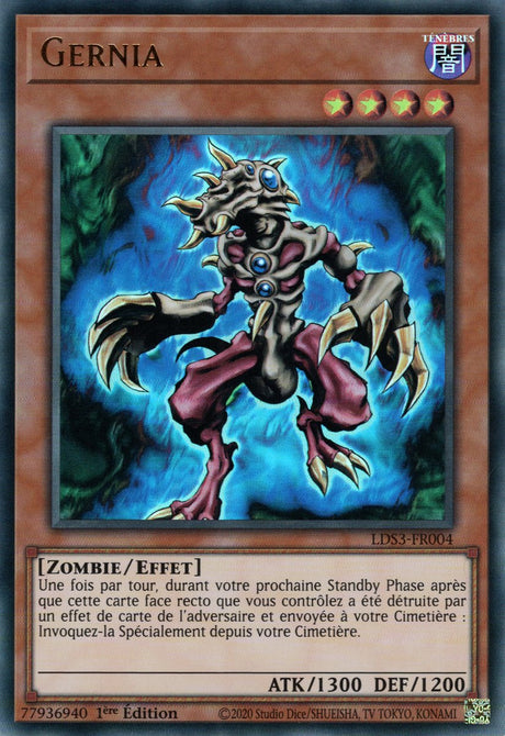Gernia - LDS3-FR004 (V.1 - Doré) - Cartes Yu-Gi-Oh!