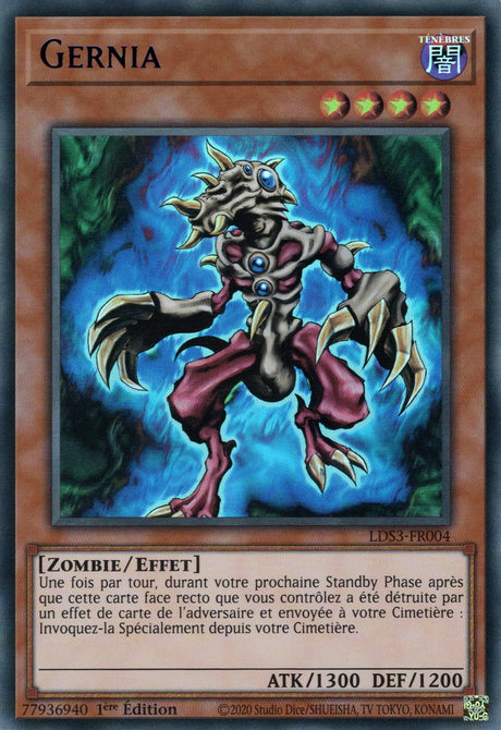 Gernia - LDS3-FR004 (V.3 - Bleu) - Cartes Yu-Gi-Oh!