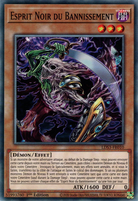 Esprit Noir du Bannissement - LDS3-FR010 - Cartes Yu-Gi-Oh!