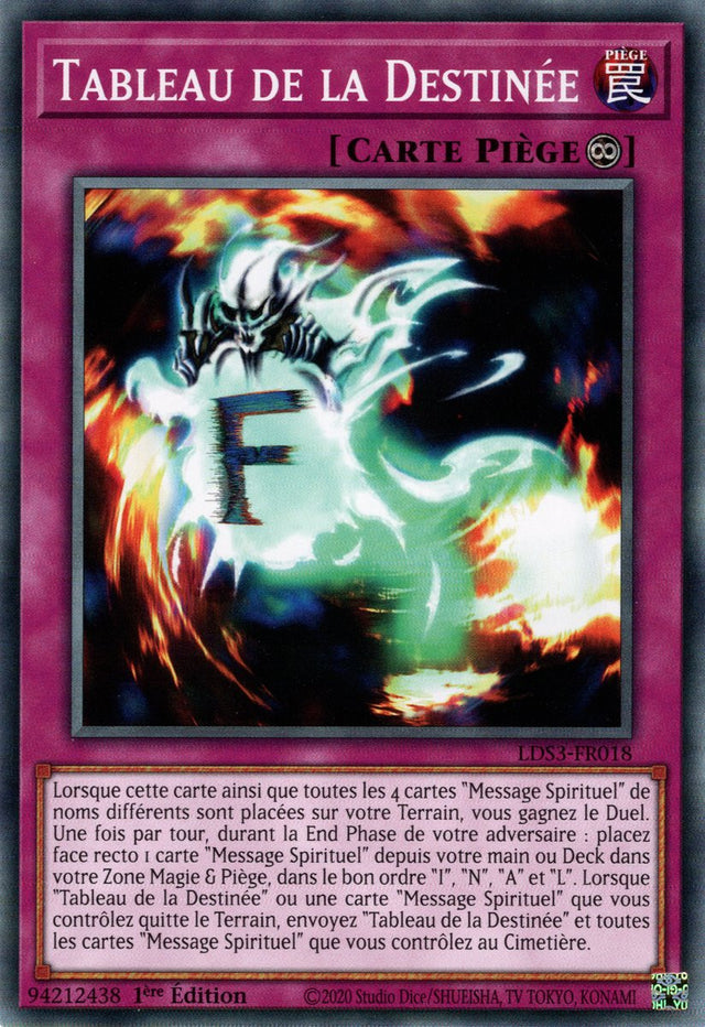 Tableau de la Destinée - LDS3-FR018 - Cartes Yu-Gi-Oh!