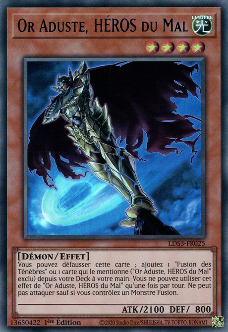 Or Aduste, HÉROS du Mal - LDS3-FR025 (V.3 - Bleu) - Cartes Yu-Gi-Oh!