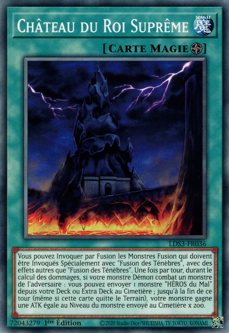 Château du Roi Suprême - LDS3-FR036 - Cartes Yu-Gi-Oh!