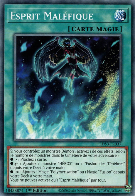Esprit Maléfique - LDS3-FR037 - Cartes Yu-Gi-Oh!