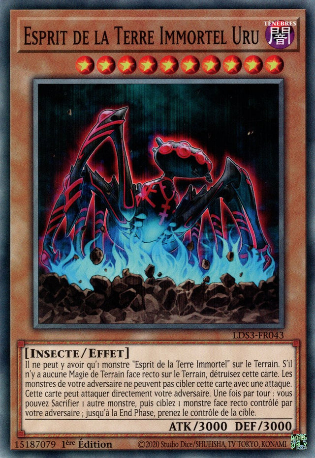Esprit de la Terre Immortel Uru - LDS3-FR043 - Cartes Yu-Gi-Oh!