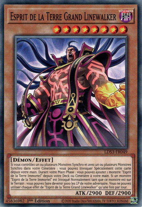 Esprit de la Terre Grand Linewalker - LDS3-FR049 - Cartes Yu-Gi-Oh!