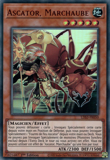 Ascator, Marchaube - LDS3-FR050 (V.2 - Rouge) - Cartes Yu-Gi-Oh!