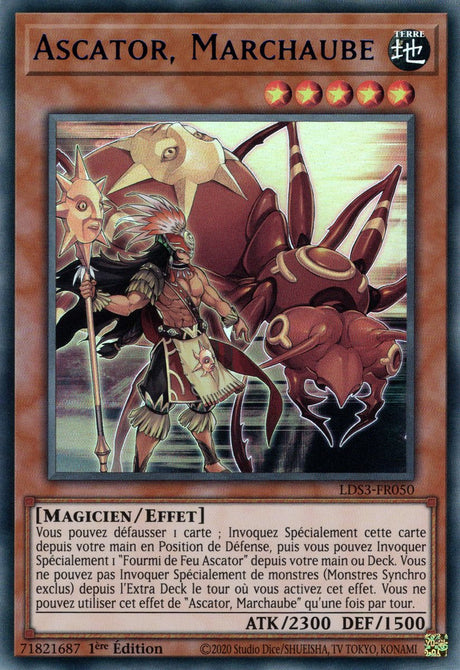 Ascator, Marchaube - LDS3-FR050 (V.3 - Bleu) - Cartes Yu-Gi-Oh!