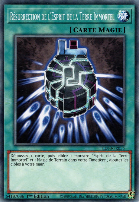 Résurrection de l'Esprit de la Terre Immortel - LDS3-FR055 - Cartes Yu-Gi-Oh!