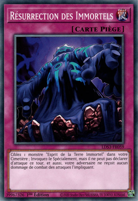 Résurrection des Immortels - LDS3-FR059 - Cartes Yu-Gi-Oh!