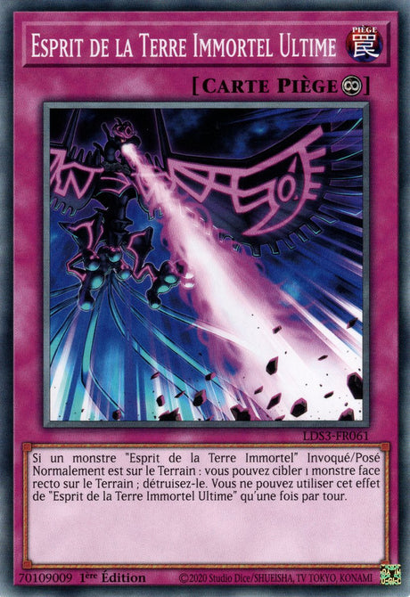 Esprit de la Terre Immortel Ultime - LDS3-FR061 - Cartes Yu-Gi-Oh!