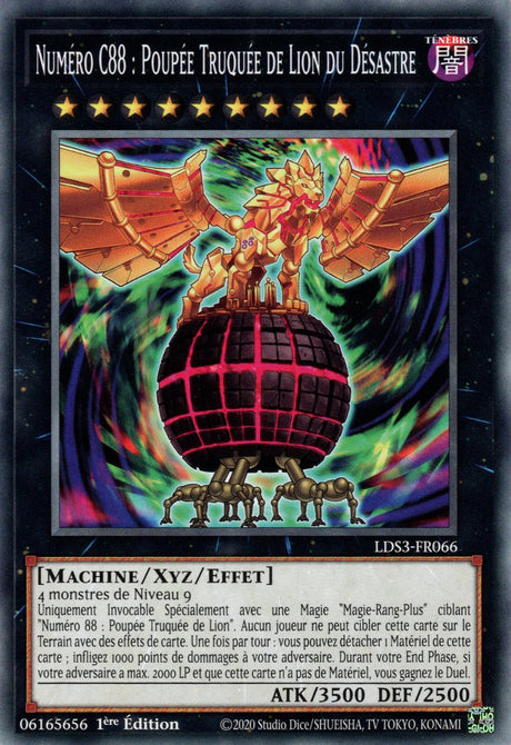 Numéro C88 : Poupée Truquée de Lion du Désastre - LDS3-FR066 - Cartes Yu-Gi-Oh!