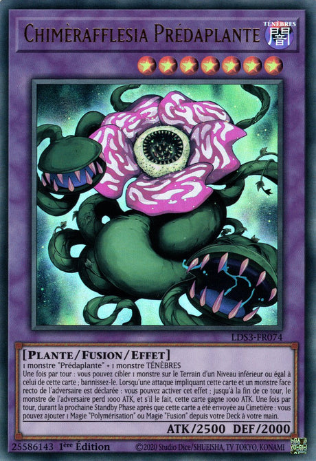 Chimèrafflesia Prédaplante - LDS3-FR074 (V.1 - Doré) - Cartes Yu-Gi-Oh!