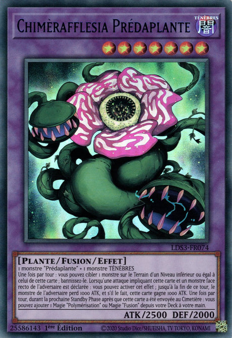 Chimèrafflesia Prédaplante - LDS3-FR074 (V.3 - Bleu) - Cartes Yu-Gi-Oh!