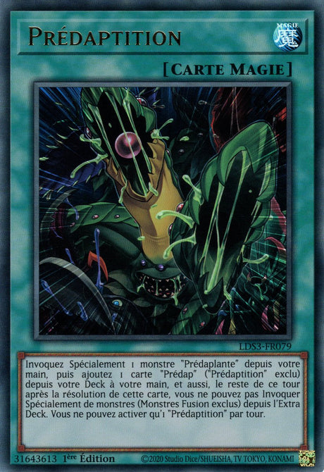 Prédaptition - LDS3-FR079 (V.1 - Doré) - Cartes Yu-Gi-Oh!