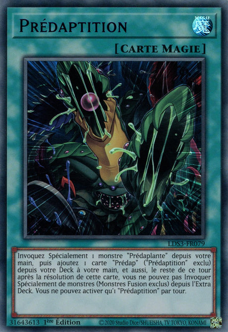 Prédaptition - LDS3-FR079 (V.3 - Bleu) - Cartes Yu-Gi-Oh!