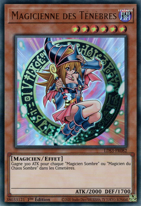 Magicienne des Ténèbres - LDS3-FR082 (V.1 - Doré) - Cartes Yu-Gi-Oh!