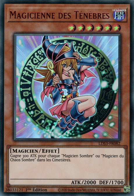 Magicienne des Ténèbres - LDS3-FR082 (V.2 - Rouge) - Cartes Yu-Gi-Oh!