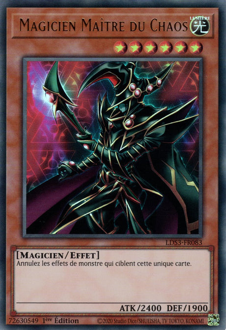 Magicien Maître du Chaos - LDS3-FR083 (V.1 - Doré) - Cartes Yu-Gi-Oh!