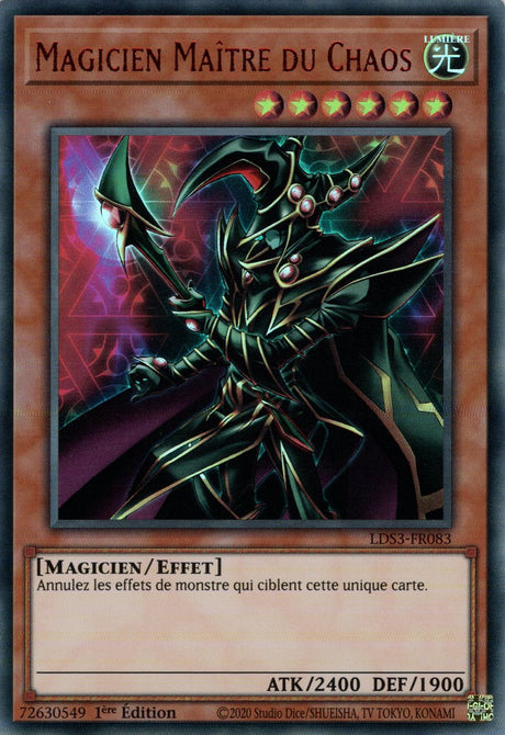 Magicien Maître du Chaos - LDS3-FR083 (V.2 - Rouge) - Cartes Yu-Gi-Oh!