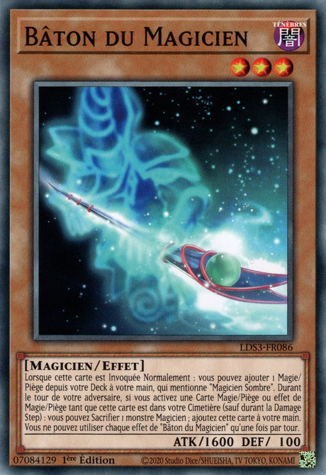 Bâton du Magicien - LDS3-FR086 - Cartes Yu-Gi-Oh!