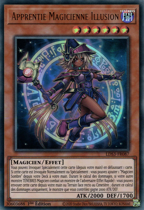 Apprentie Magicienne Illusion - LDS3-FR087 (V.1 - Doré) - Cartes Yu-Gi-Oh!